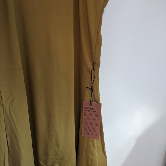 Girlfriend Collective Mustard Mini Dress - Picture 2 of 9